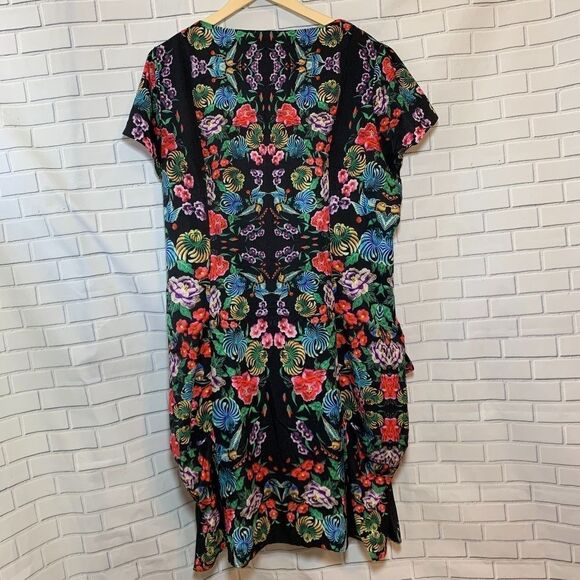 City Chic Zip Front Side Pleat Tunic Sz XXL/24 - Picture 5 of 5